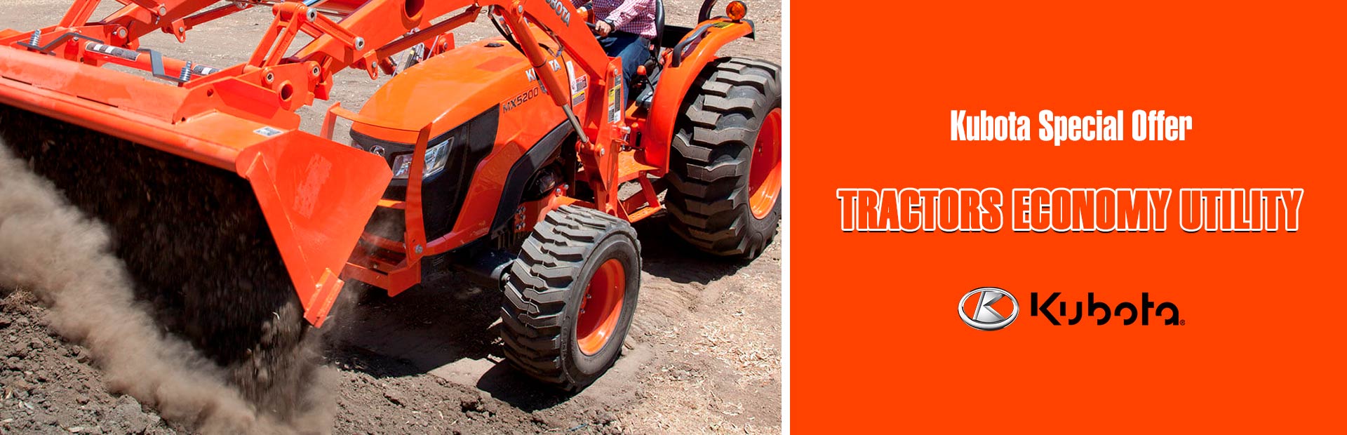 Kubota: Kubota Special Offer - Tractors Economy Utility